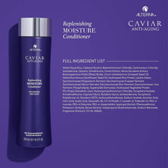 Alterna Caviar Anti-Aging Replenishing Moisture Conditioner pump enables easy detangling