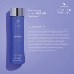 Hair after Alterna treatment with radiant shine and smooth texture.