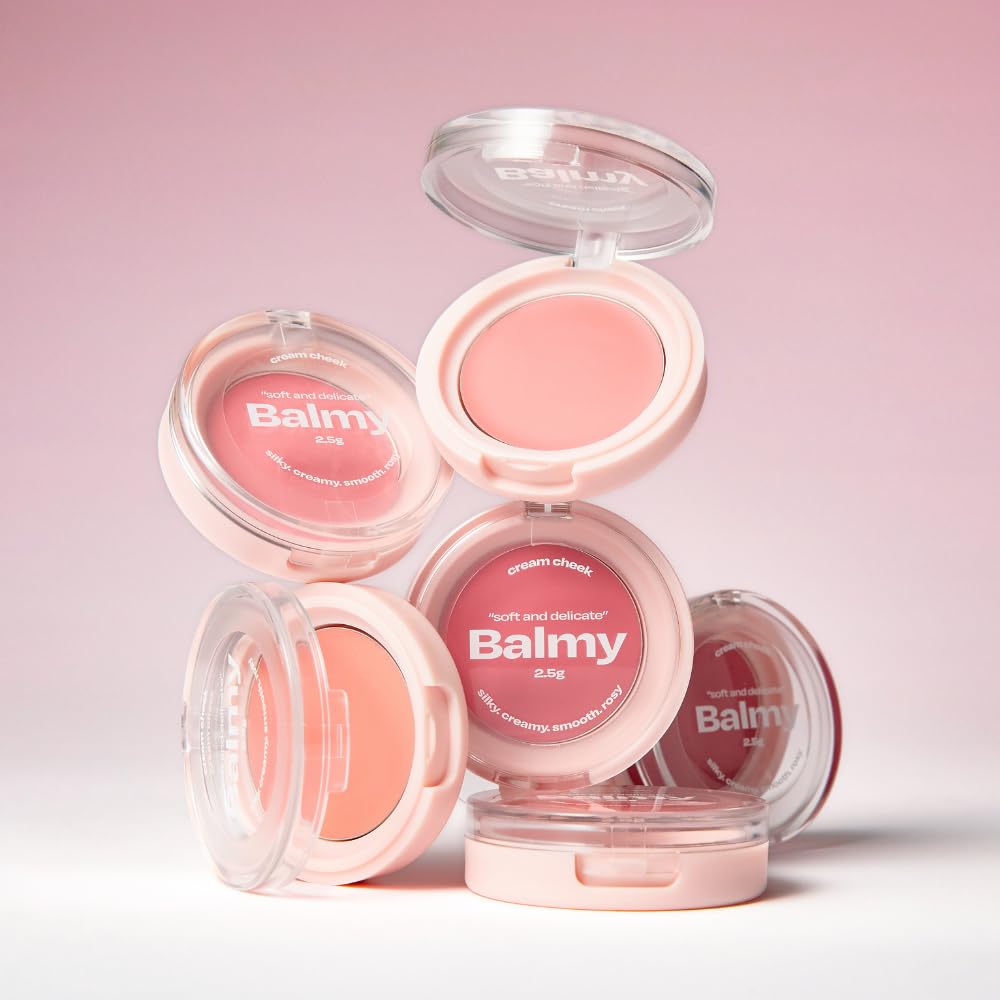 Alternativestereo Balmy Cream Cheek No.3 Milky Peach soft-matte finish on face.