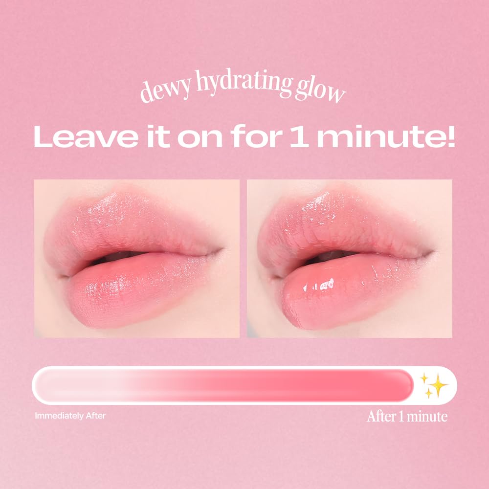 alternativestereo Lip Potion Balmy Rose on lips with smooth finish