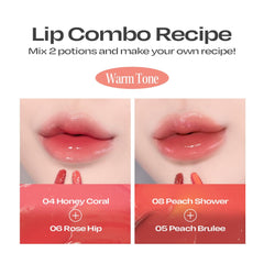 alternativestereo Lip Potion Balmy Rose compact beside makeup bag