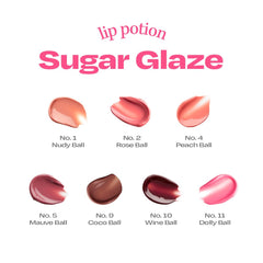 Alternativestereo Lip Potion Sugar Glaze Tint delivers weightless shine with a glossy finish