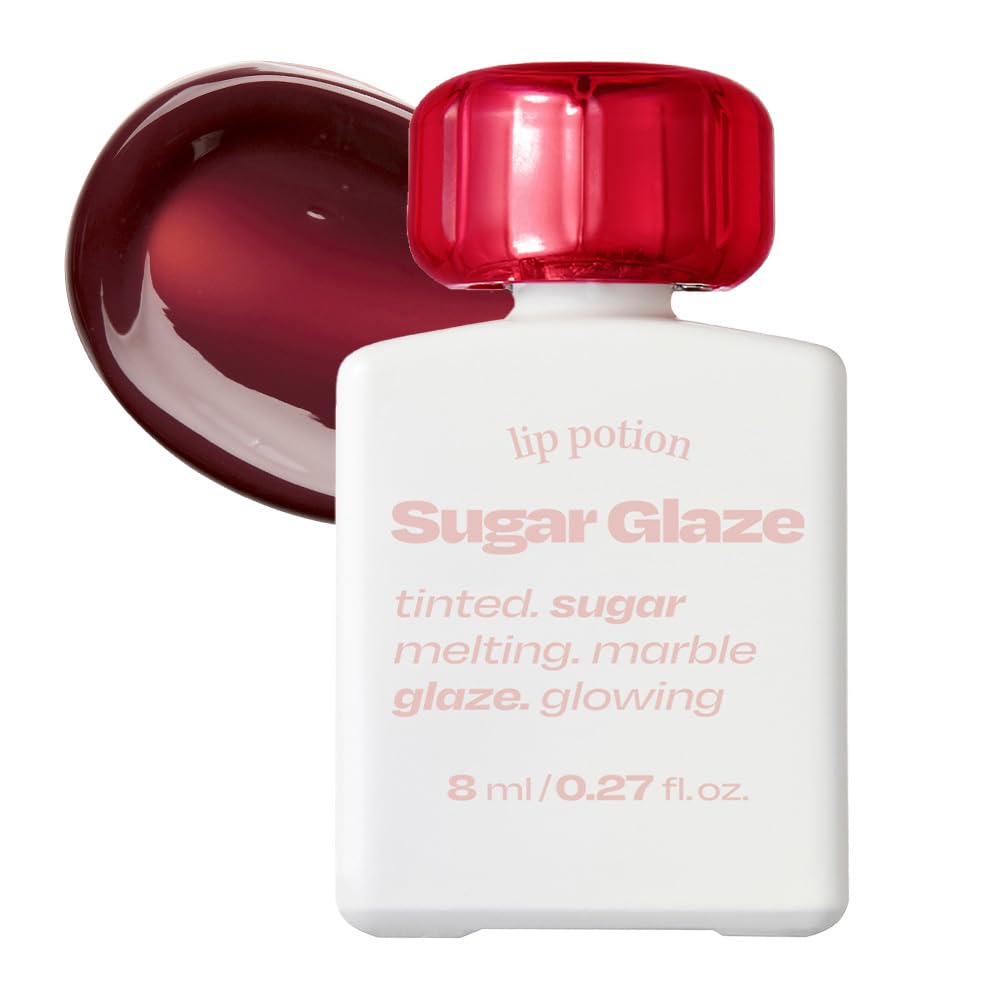 Alternativestereo Lip Potion Sugar Glaze Tint packaging shown for on-the-go hydration.