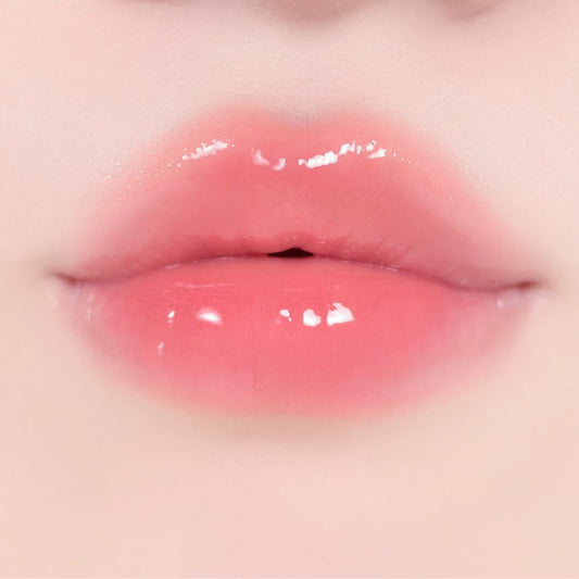 Alternativestereo Lip Potion Sugar Glaze Tint rose-ball swatch shows natural rose-pink color