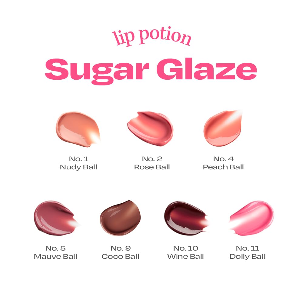 Alternativestereo Lip Potion Sugar Glaze Tint wand close-up demonstrates smooth application.