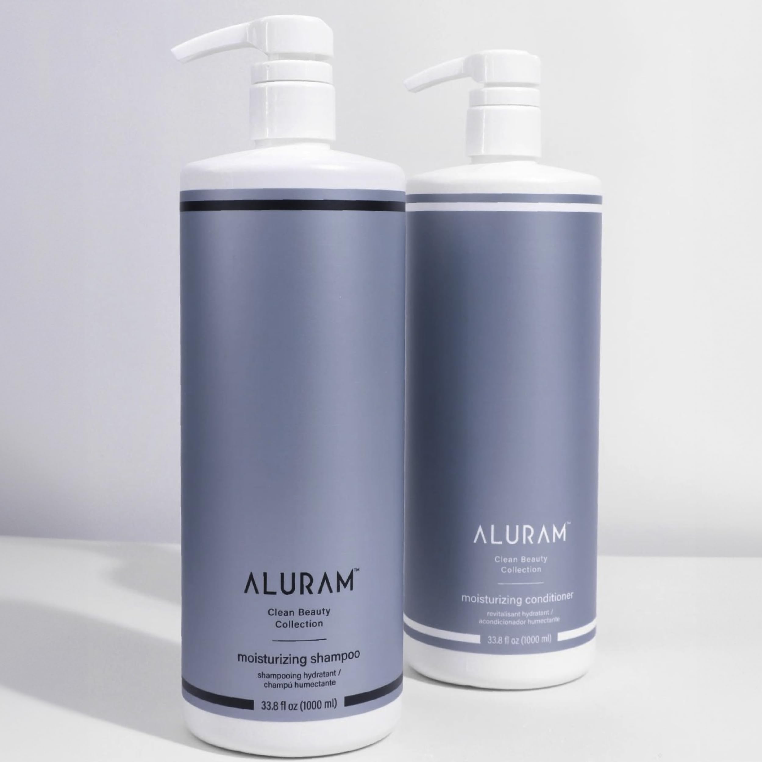 ALURAM coconut water shampoo lather close-up shows rich foam for gentle cleansing
