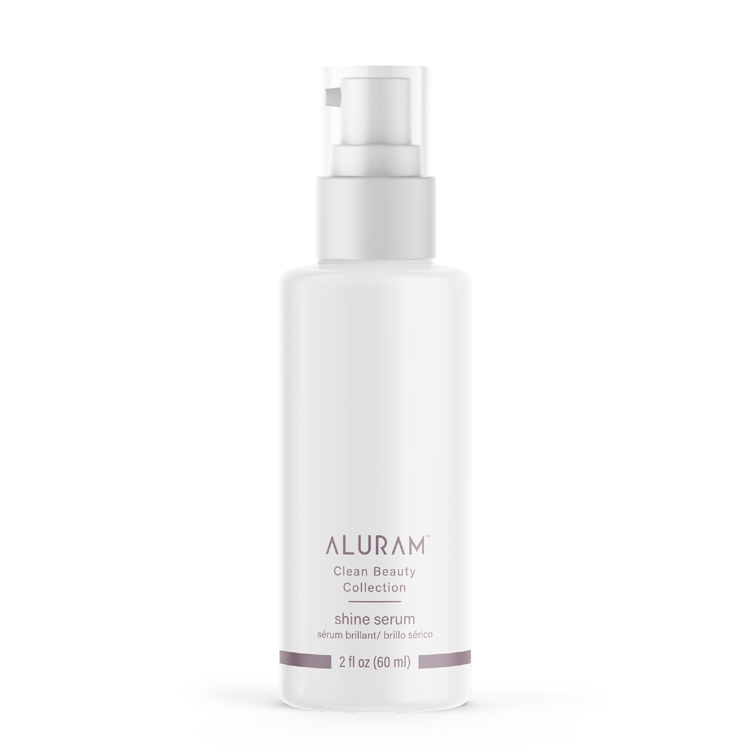 ALURAM Coconut Water Shine Serum bottle for instant gloss on all hair types