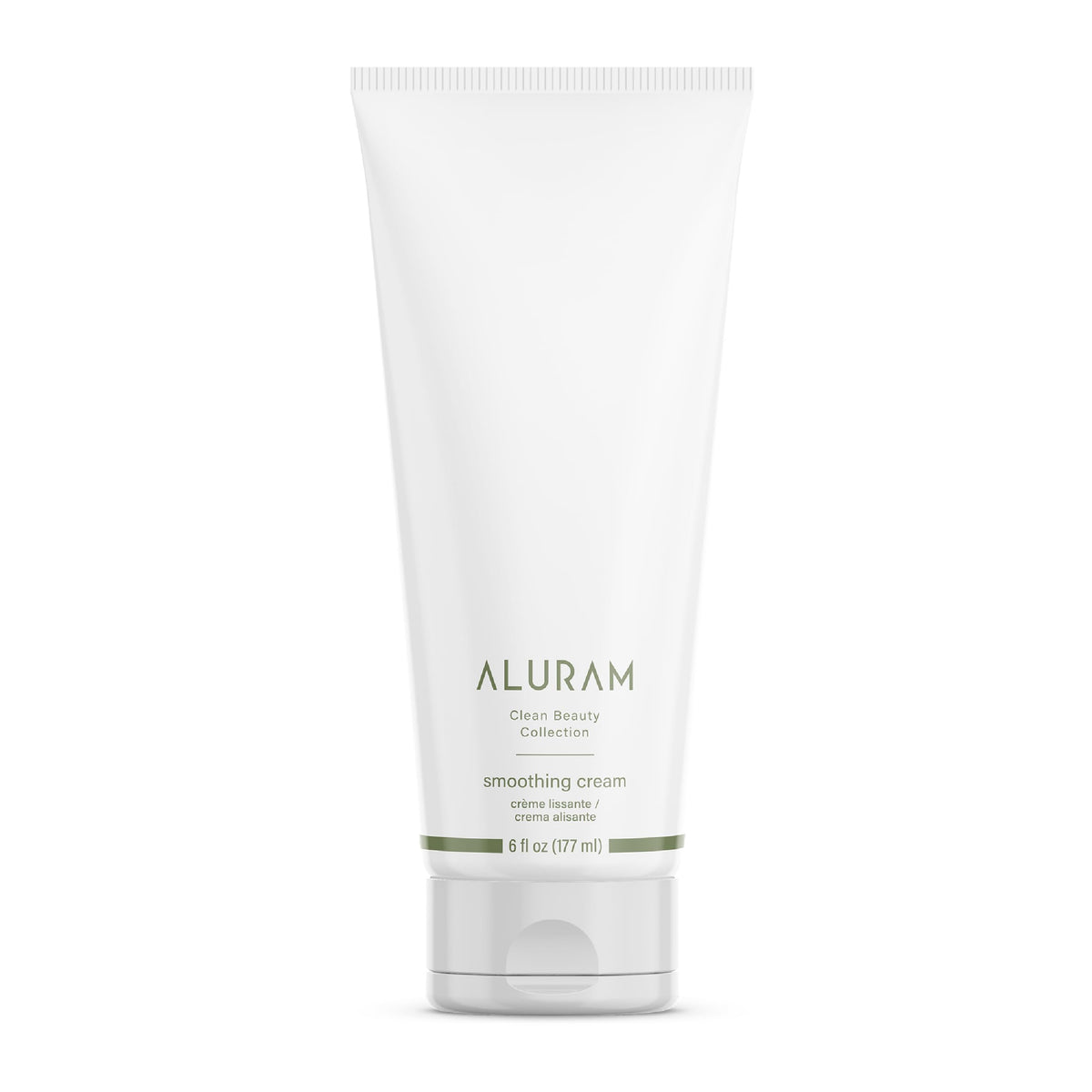 ALURAM Coconut Water Smoothing Cream bottle pour for frizz control and shine