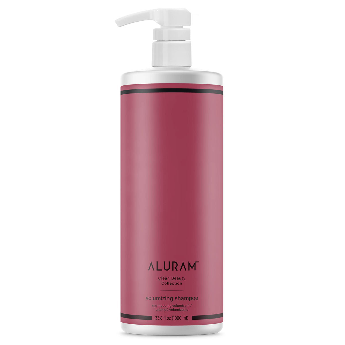 ALURAM Volumizing Shampoo bottle with lightweight lift for fine hair.