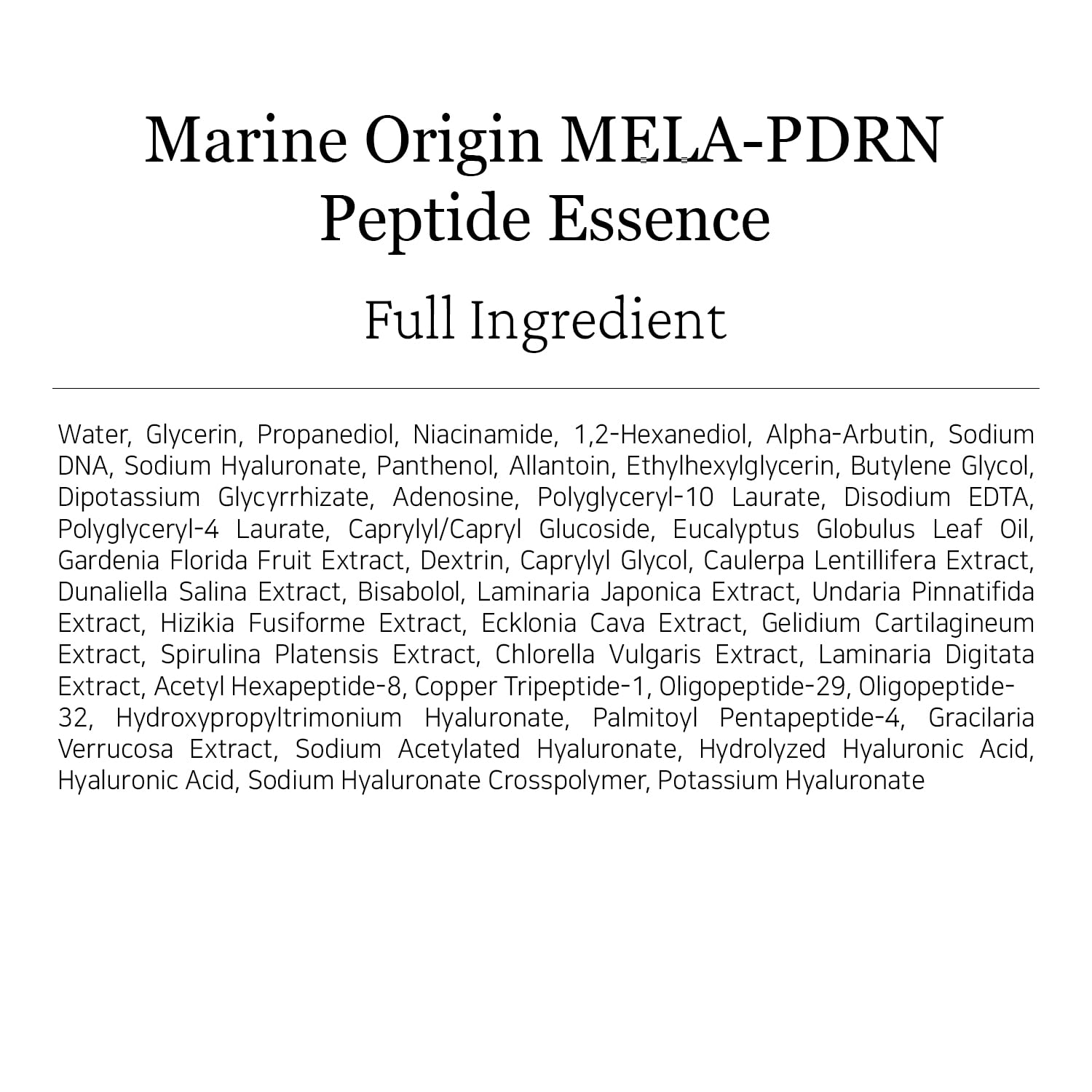 Always Be Pure Mela-PDRN bottle on vanity signaling generous daily-use option for renewal