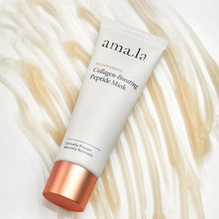 Amala neck-area use scene suggesting tightening and firming potential