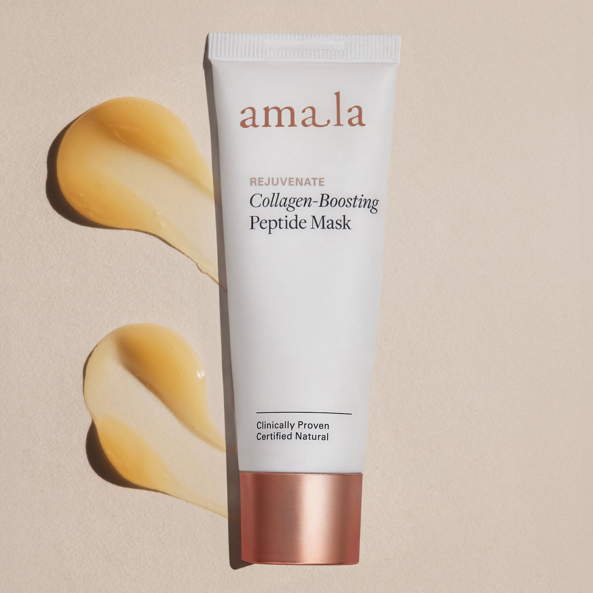 Amala organic ingredients label close-up highlighting 95 percent organic content