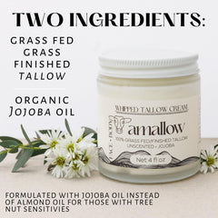 Amallow jojoba oil infusion applied to skin for nourishment