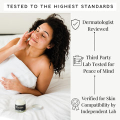 Amallow natural ingredients label on jar signals a clean skincare choice.