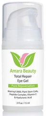 Amara Beauty Eye Cream Gel cucumber infusion close-up for a refreshing application.