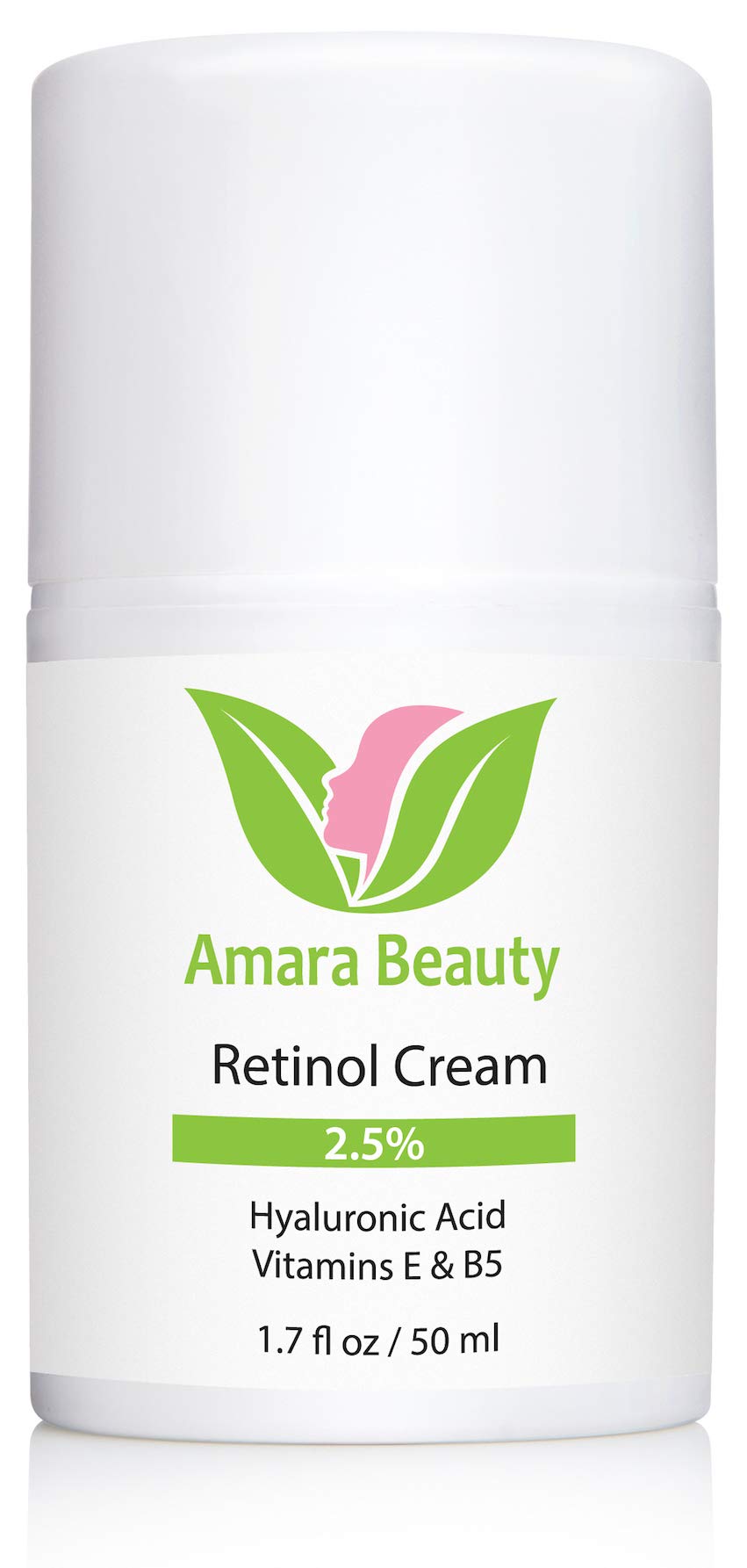 Amara Beauty retinol cream pack of 2 bottles for ongoing care
