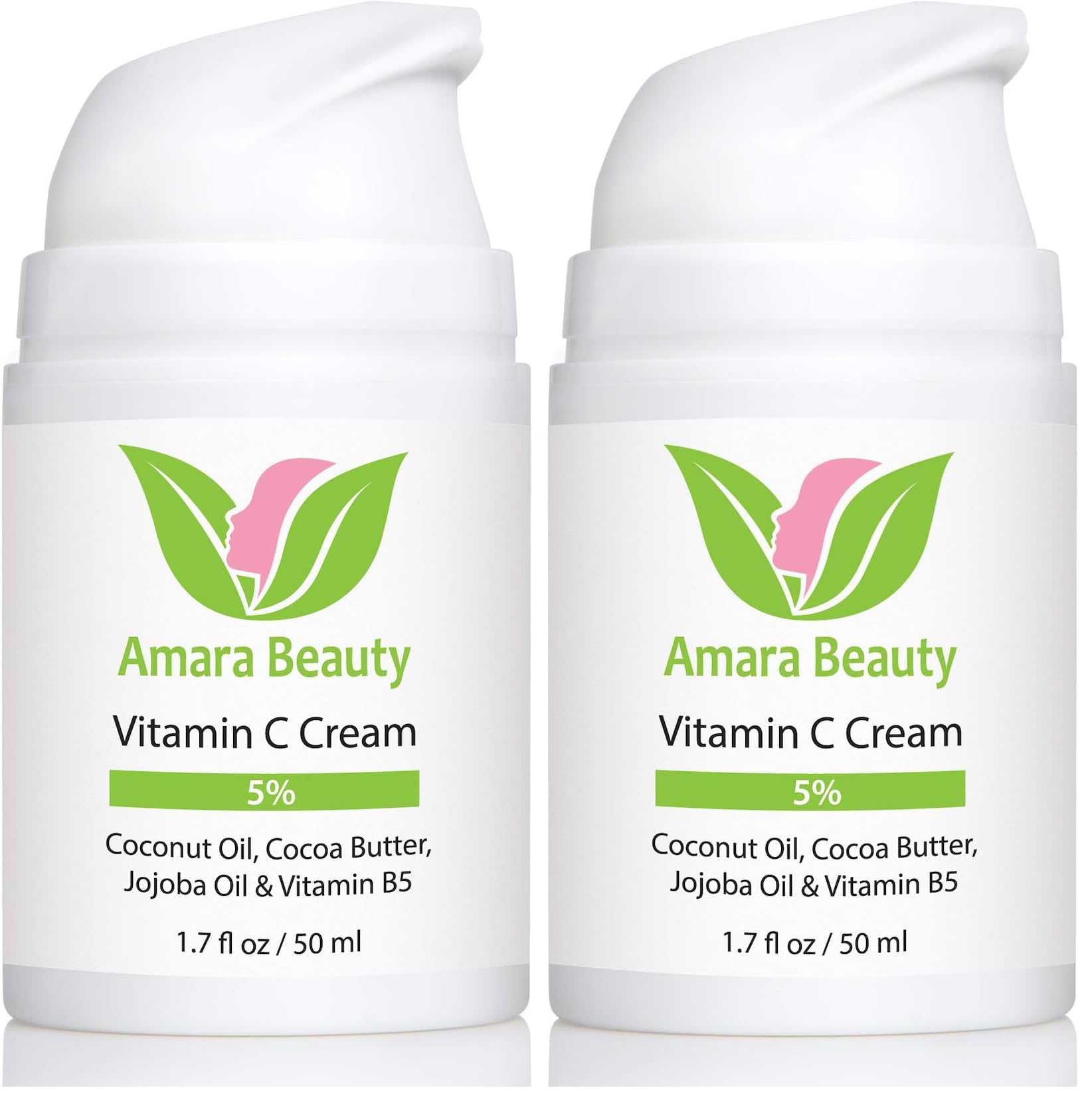 Amara Beauty Vitamin C Cream jar close-up showing rich hydration