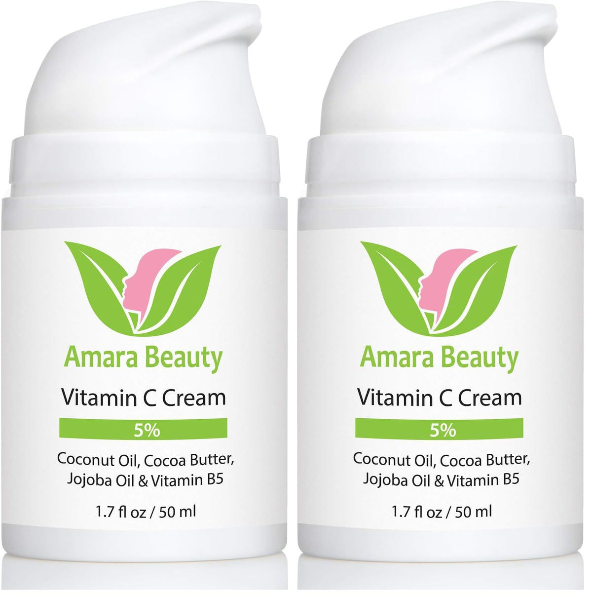 Amara Beauty Vitamin C Cream jar close-up showing rich hydration
