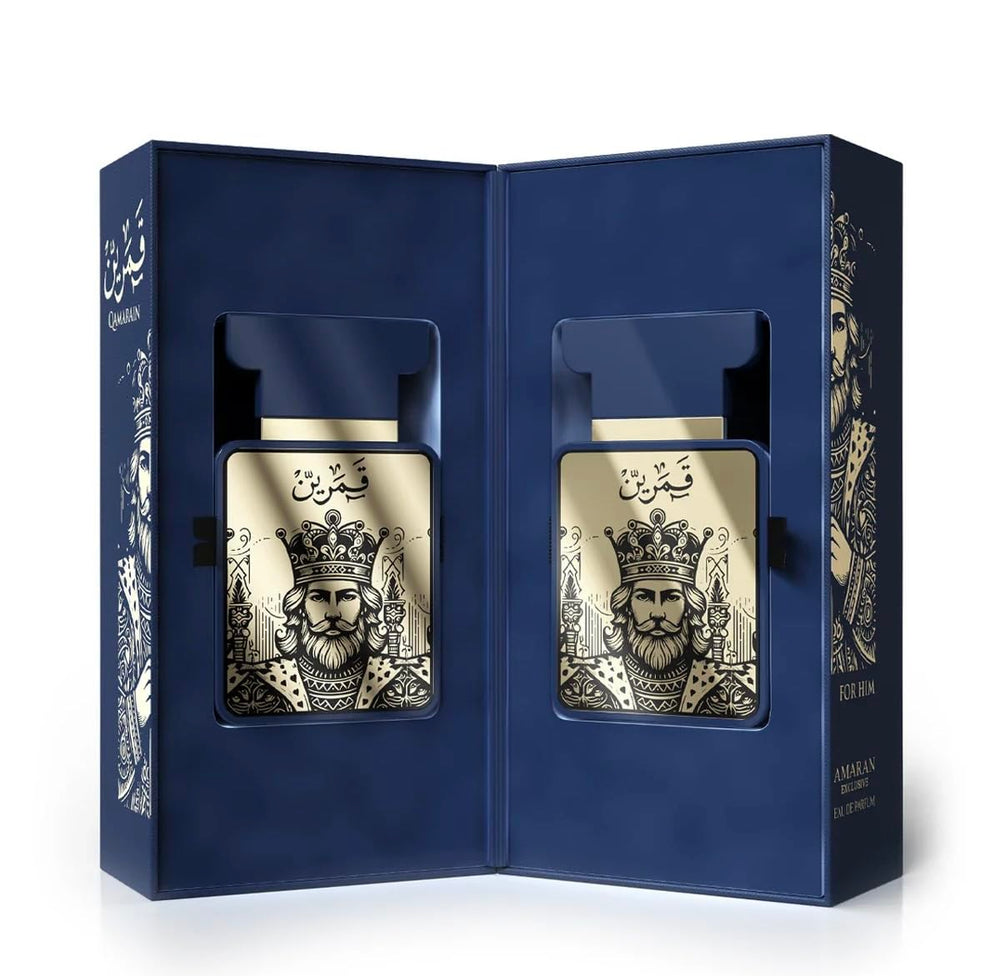 AMARAN PARFUMS Amaran Qamarain for Him opening notes, bright citrus for energetic entrances.