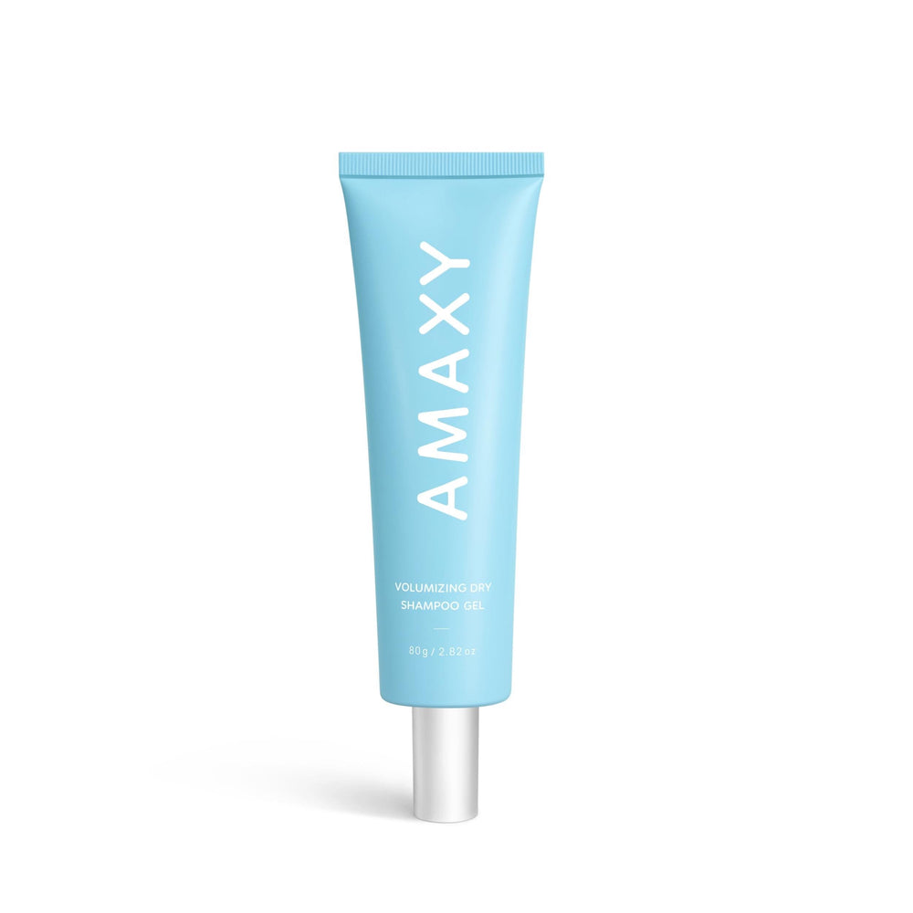 AMAXY Wet Dry Shampoo Gel bottle for instant freshness and oil absorption