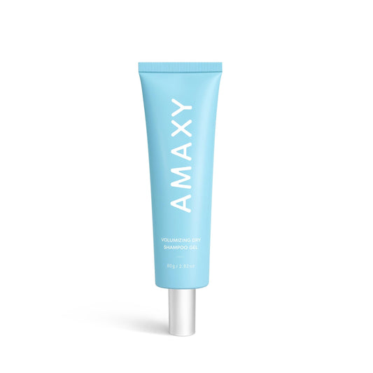AMAXY Wet Dry Shampoo Gel bottle for instant freshness and oil absorption