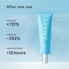 AMAXY Wet Dry Shampoo Gel packaging keeps product compact for travel