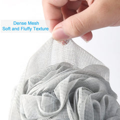 AmazerBath loofah creates rich lather with minimal soap usage
