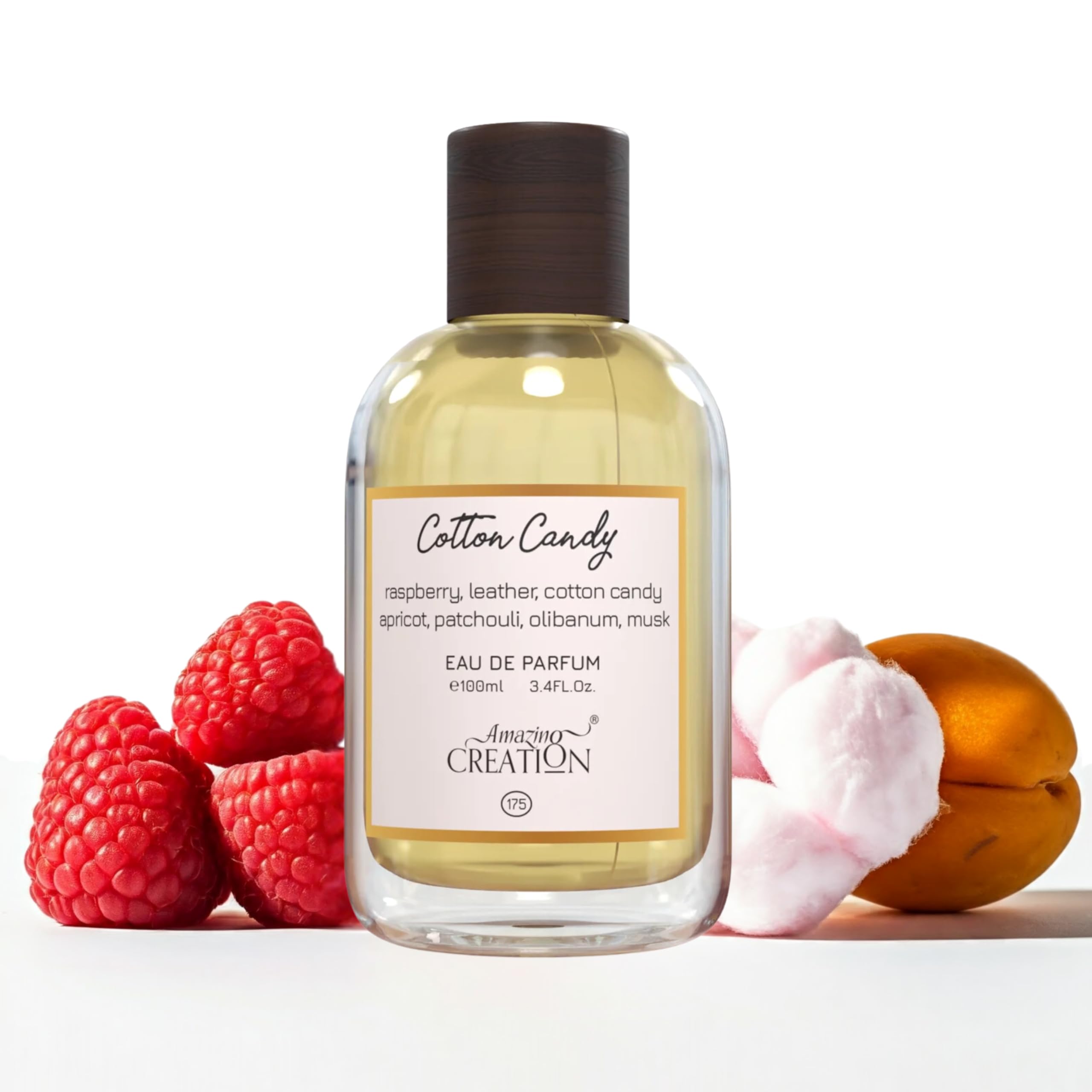 Amazing Creation Cotton Candy EDP cap highlights premium packaging.