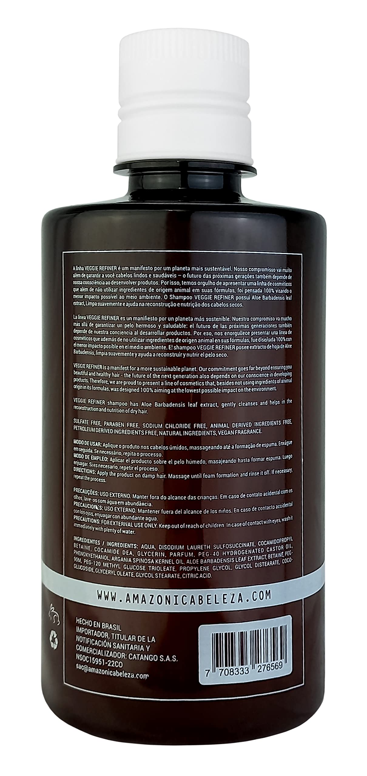 Veggie Refiner bottle in a bathroom scene for daily use