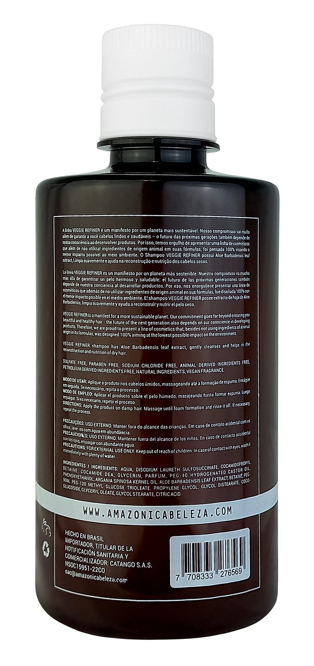 Veggie Refiner bottle in a bathroom scene for daily use