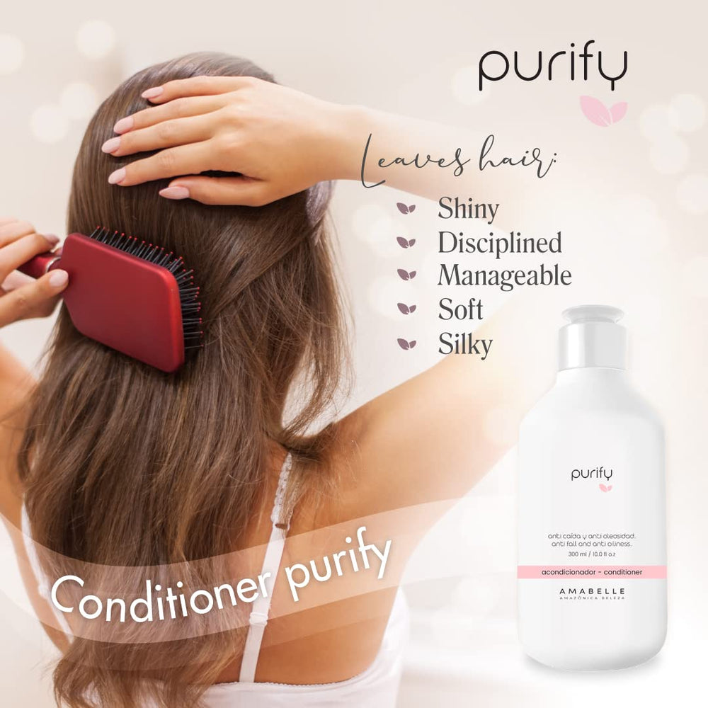 Lifestyle shot with Amazónica Beleza Amabelle suggests easy, effective care.