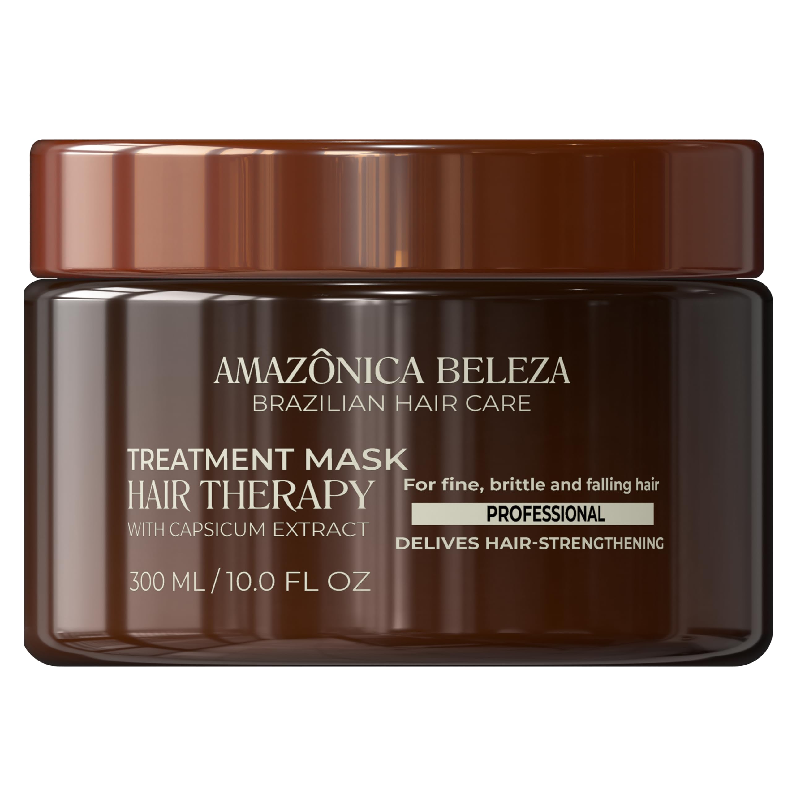 AMAZÓNICA BELEZA Hair Therapy After-use glow and softness.