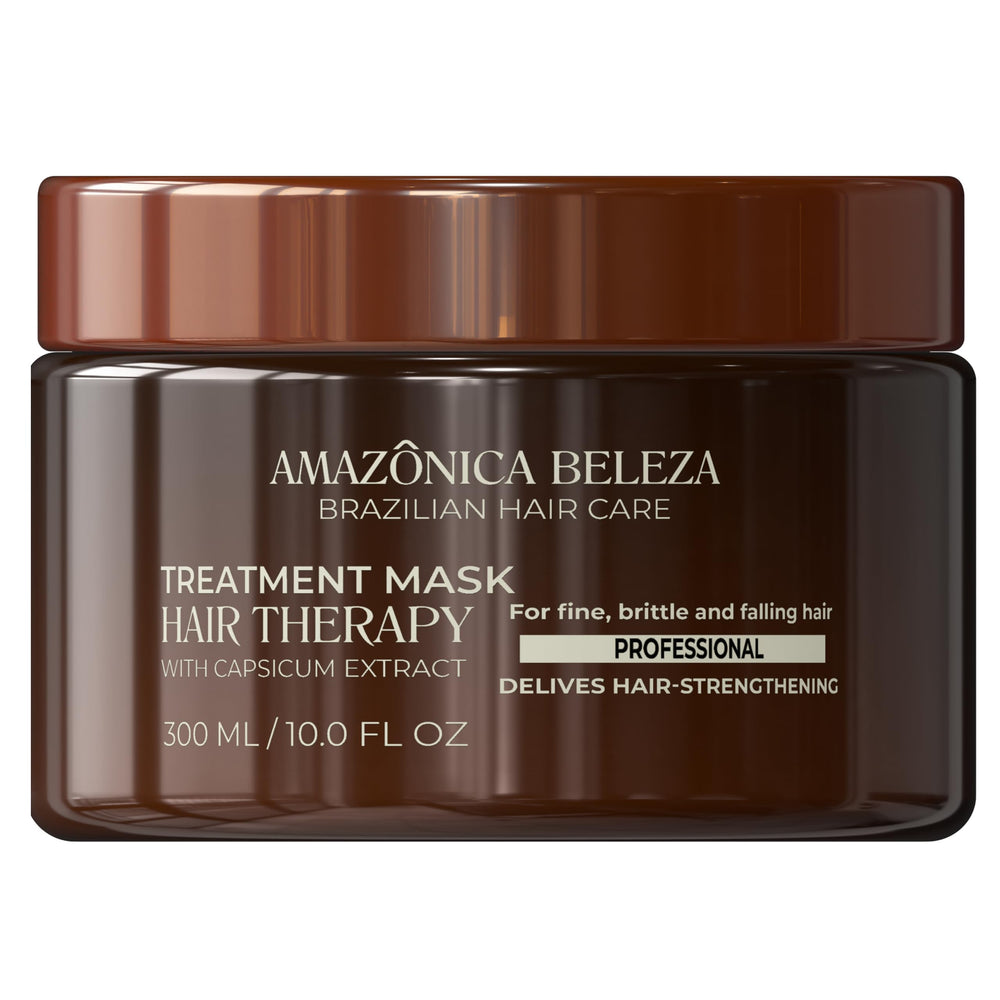 AMAZÓNICA BELEZA Hair Therapy After-use glow and softness.
