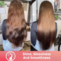 Amazonliss frizz-control treatment for silky, soft hair.