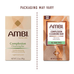 Ambi Complexion Cleansing Bar Soap lather close-up shows gentle cleansing and freshness.