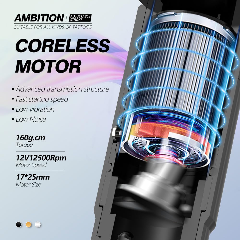 Ambition Sally PMM stroke adjustment knob enables quick 2.0–3.5mm changes.