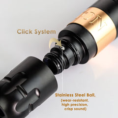 Ambition Soldier direct drive system enhances liner and shader consistency.