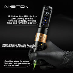 Ambition Soldier stroke-cam 4mm close-up shows stroke adjustment for precise control.