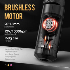 Ambition Torped 5.5mm stroke cam enables fast color packing.