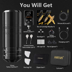 Ambition Torped power supply demonstrates compact design for mobile studios.