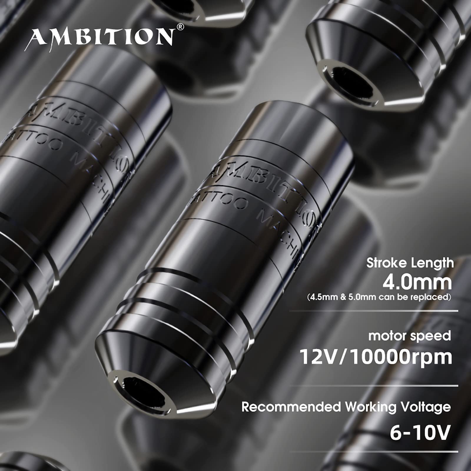Ambition Torped 4mm stroke cam balances lines and shading.