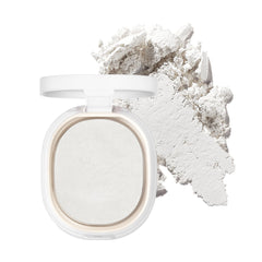 AmeliSeoul Baked Powder Snow White compact showing breathable, light setting for all skin tones.