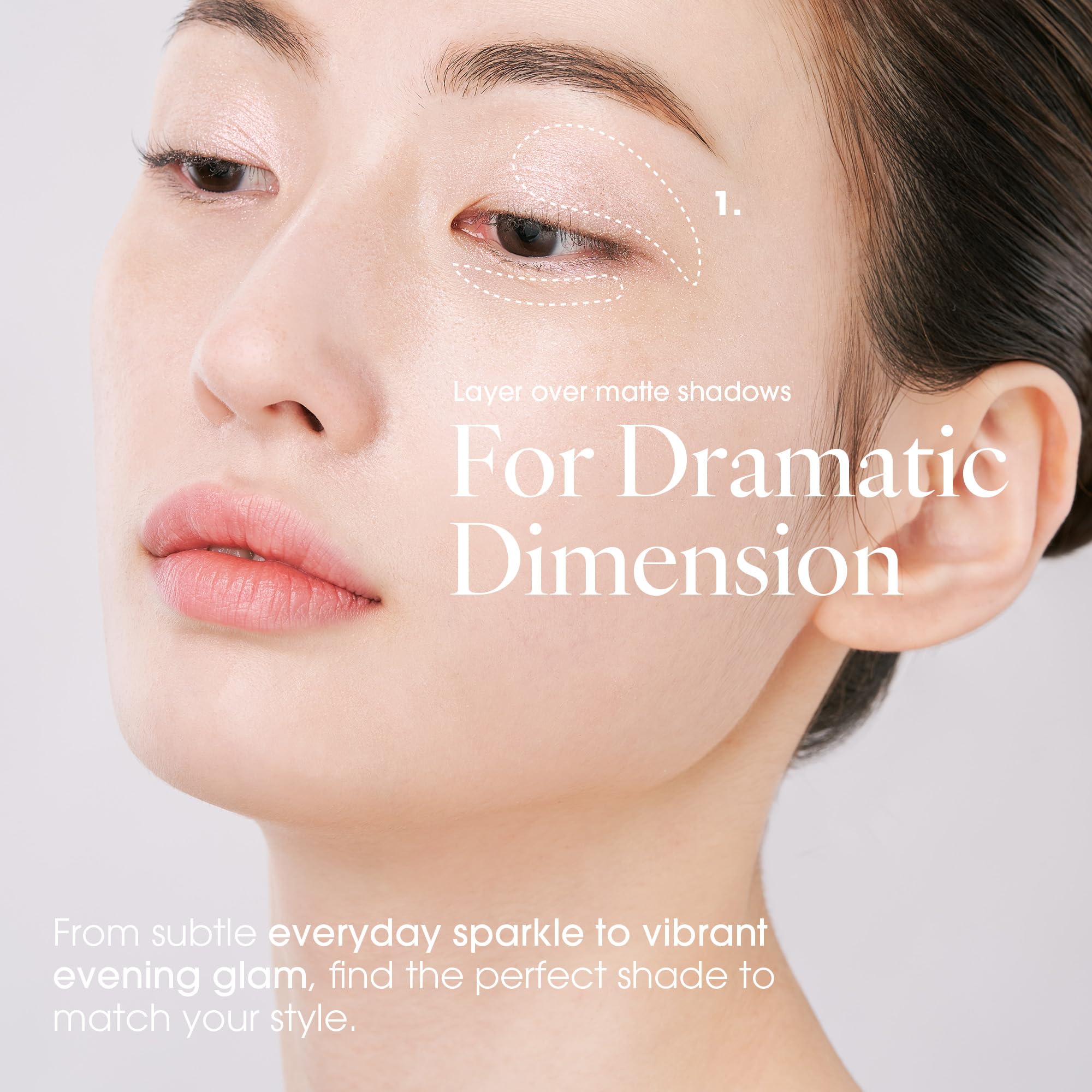 AmeliSeoul Sparkle Spot 515 long-wear formula supports all-day shine.