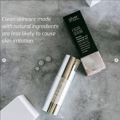 American Biotech Labs SilverSol serum packaging box and label design.