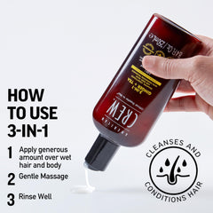 American Crew 3-in-1 Ginger Tea fragrance with revitalizing scent