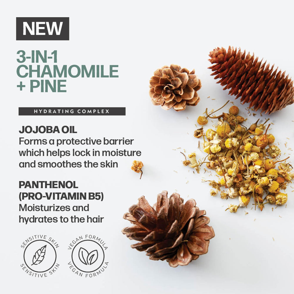 Shampoo texture demonstrates rich lather for clean scalp and hair