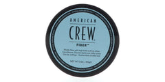 American Crew Men Fiber pliable cream jar front for textured styling.