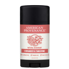 American Provenance coriander tangerine deodorant bottle for all day freshness