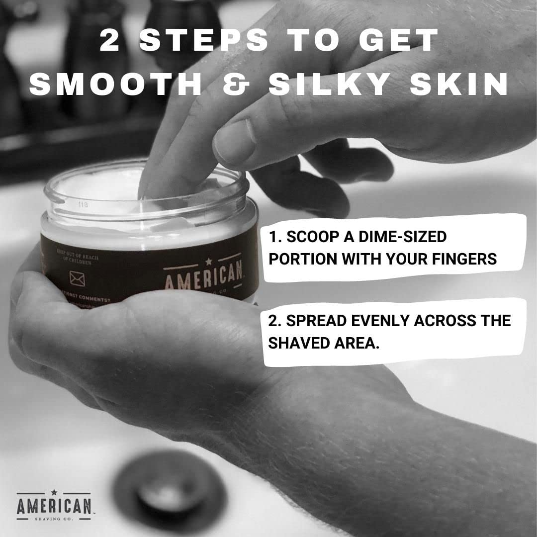 Application shot shows quick absorption and cooling finish on skin.