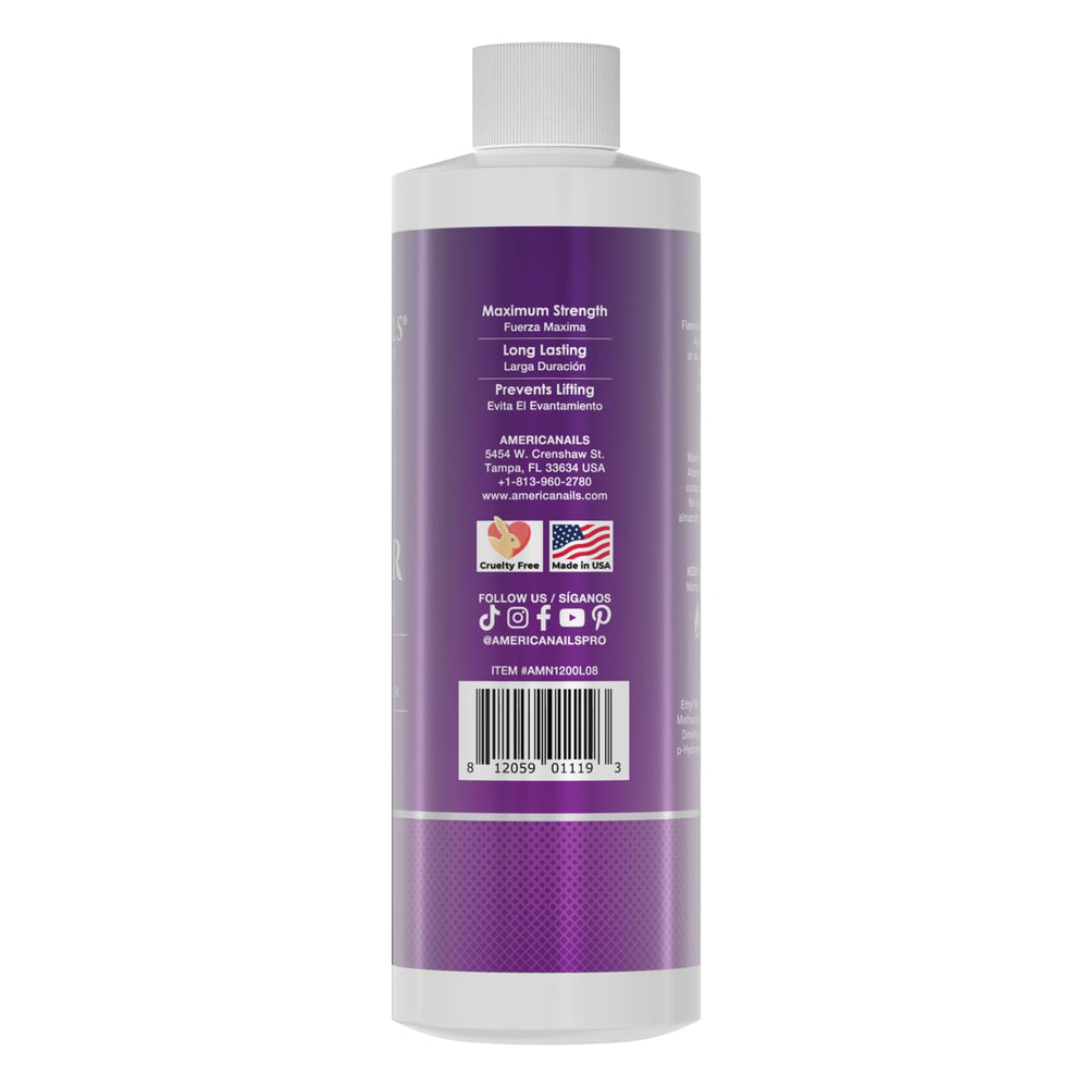 Americanails Nail Monomer Liquid unscented formulation shown for fragrance-free use